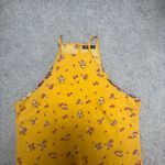 SheIn  Floral Yellow Halter Dress Photo 3
