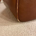 Sole Society Lacie Weekender Vegan Leather Duffle Bag, Camel, EUC Photo 7