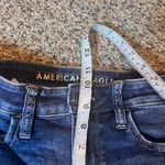 American Eagle  Women Super Hi Rise Jegging Dark Wash Ripped Jeans Size 4 Photo 5