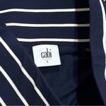 CAbi  Navy and White Asymmetrical Twirl Maxi Skirt Summer Flirty 5183 Size S Photo 4