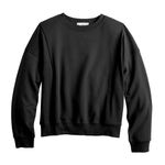 Pink republic NWT Juniors'  Fleece Crewneck Sweatshirt L Photo 0