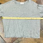 Lavender Field  Ruffle Short Sleeve Raw Hem Top Medium Photo 6