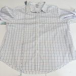 LL Bean Windowpane Wrinkle Free Pinpoint Oxford Button Up Shirt XL PETITE Size undefined Photo 5