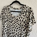 Time And Tru Maternity Women’s Leopard Short Sleeve Midi Dress Size XL (16 Photo 4