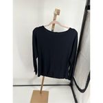 Vince Women's Round Neck Long Sleeves Basic T-Shirt Size Medium Photo 6