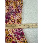 Banjanan Iris Dress XL Monarch Fuchsia Floral Tiered Milkmaid Smocked Maxi Photo 4