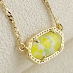 Kendra Scott x LoveShackFancy Bow Gold Elisa Necklace Photo 4