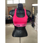 Victoria's Secret Women's VSX Sport Pink & Black Sports Bra S Photo 1