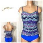 Gottex New. Profile by Blue tankini. 36/D-10/bottom. Retails $168 Photo 1