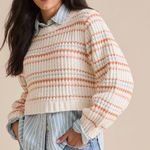 Altar'd State NEW Altar’d State Cropped Striped Sweater Size XL NWT Photo 0