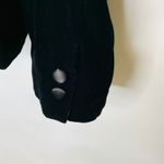 Vintage Black Velvet Blazer Formal Medium Large Goth Whimsygoth Photo 7