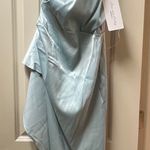 Bella Rose Boutique Satin Maxi One Shoulder Dress Photo 1