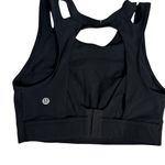 Lululemon  Black Sports Bra with Geometric Cutouts Photo 4