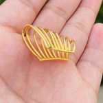 1 Piece Gold Tone Ear Jacket Photo 2