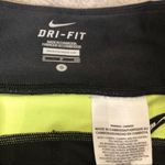 Nike  Crop Leggings Black Yellow Yoga Pant Small Photo 5