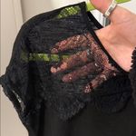 Chloe K bundle of two black and white lace boxy tshirts Photo 3