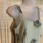 American Eagle  Outfitters Y2K Pale Army Green Floral Sleeveless Mini Dress 4 Photo 4