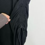 Universal Threads Universal Thread Black Ruched T-Shirt Dress – Size Medium Photo 5