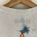Def Leppard Blue White Tie Dye 1992 Adrenalize Tour Short Sleeve Graphic Tee Photo 8