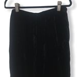 Travel Smith SZ M Velvet Wide Leg Pants Black Size M Photo 2