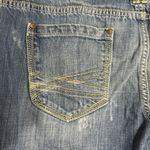 Maurice's  Blue Cropped Capri Women's Jeans Distressed Size 13/14 Photo 2