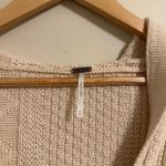 Free People Cable Knit Slouchy Hooded Cardigan Sweater Size Small Photo 2