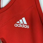 Adidas  Red Raceback Sports Bra Size Small EUC #VEG-0311 Photo 2