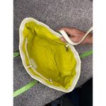 Coach Vintage  Limited Edition Zebra Stripe Green & White Tote Bag Photo 9