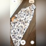 Abercrombie & Fitch  Shirt Tropical Linen Resortwear Size Medium White Lotus Photo 3