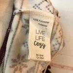 P.J. Salvage  Womens Ski Club Shorts Pajama Lounge Fair Isle White Black XL Photo 6