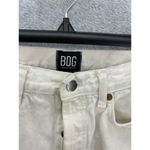 BDG  Women's Jeans White Wash Button Fly Size 27 Straight High Rise 100% Cotton Photo 13