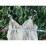 Vanity Fair Vintage  Cream Lace Trim Slip Dress Size L Photo 3