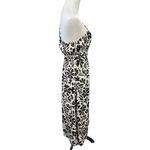 Faithfull the Brand  Lucila Midi Dress in Black & White Graphic Floral Dress (4) Photo 3