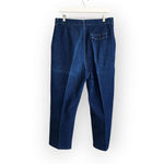 American Vintage Vintage 80s Props High Waisted Dark Wash Pleated Trouser Jeans Straight Leg 12 Photo 9