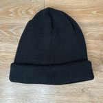 Adidas  Black Ribbed Knit Trefoil Knit Beanie Photo 3