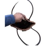 Vintage Jute Twine & Leather Handmade Tote Bag – Boho Woven Shoulder Bag Brown Photo 7