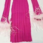 Lovers + Friends Sarita Feather Dress in Magenta Small Photo 9