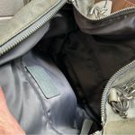 Coach Rare Vintage Beautiful Soft Grayish Blue Large Heavy Leather  Handbag Photo 6