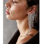 Free People Comeback Kid Ear Party NWT Dangles Rhinestones Fringe Western Boho Photo 3