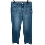 Kut From The Kloth Elizabeth High Rise Straight Leg Jeans Medium Wash Size 16 Photo 1