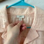 J Jill Seersucker Light Pink Blazer Spring Jacket Small Photo 1