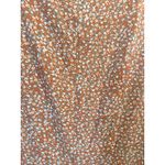 Lulus NWT  Admire You Burnt Orange Floral Print Ruffled Long Sleeve Mini Dress M Photo 8