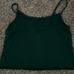 American Eagle  Crop Top Dark Green Photo 1