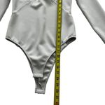 ZARA  Gray Open Back Bodysuit Top Women Size Medium | 61-25 Photo 5