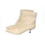 ZARA  pointed kitten heel cream boots size 38 EU or 7.5 US Photo 2