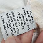 Scarlett Love Mustard Stripe Front Floral Back Gathered Hem Tee Size Medium Photo 6