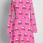 Modcloth  × Hello Kitty Brought You A Rainbow ALine Dress Retro 1980s Small NWT Photo 0