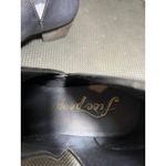 Free People  Charm Double V Navy‎ Blue Leather Ankle Boots Size 37.5 US 7 Photo 7