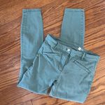 Gap  Skinny Ankle Twill Casual Pants Size 6 Army Green Business Casual Photo 6