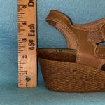 Clarks COLLECTION Cushion Soft wedges basket weave look velcro closures size 9 Photo 8